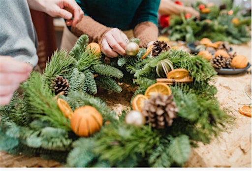 Christmas Wreath Making evening primary image